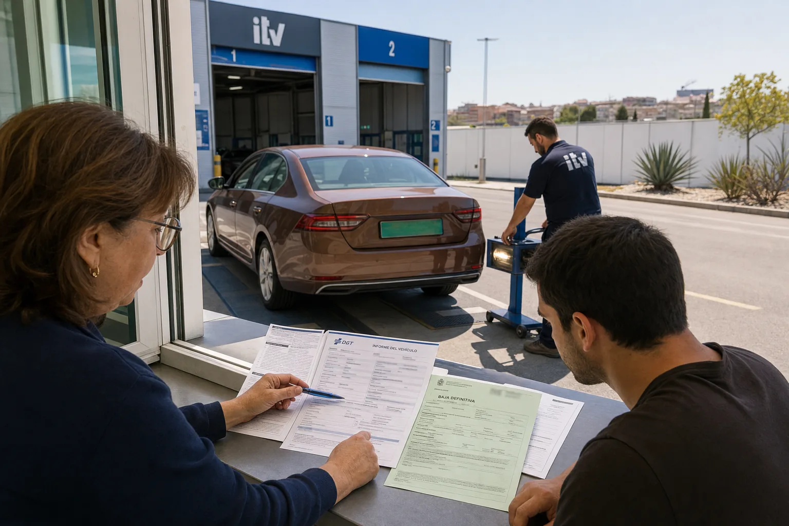 Raport DGT, kontrola techniczna i zielone tablice przed eksportem auta z Hiszpanii